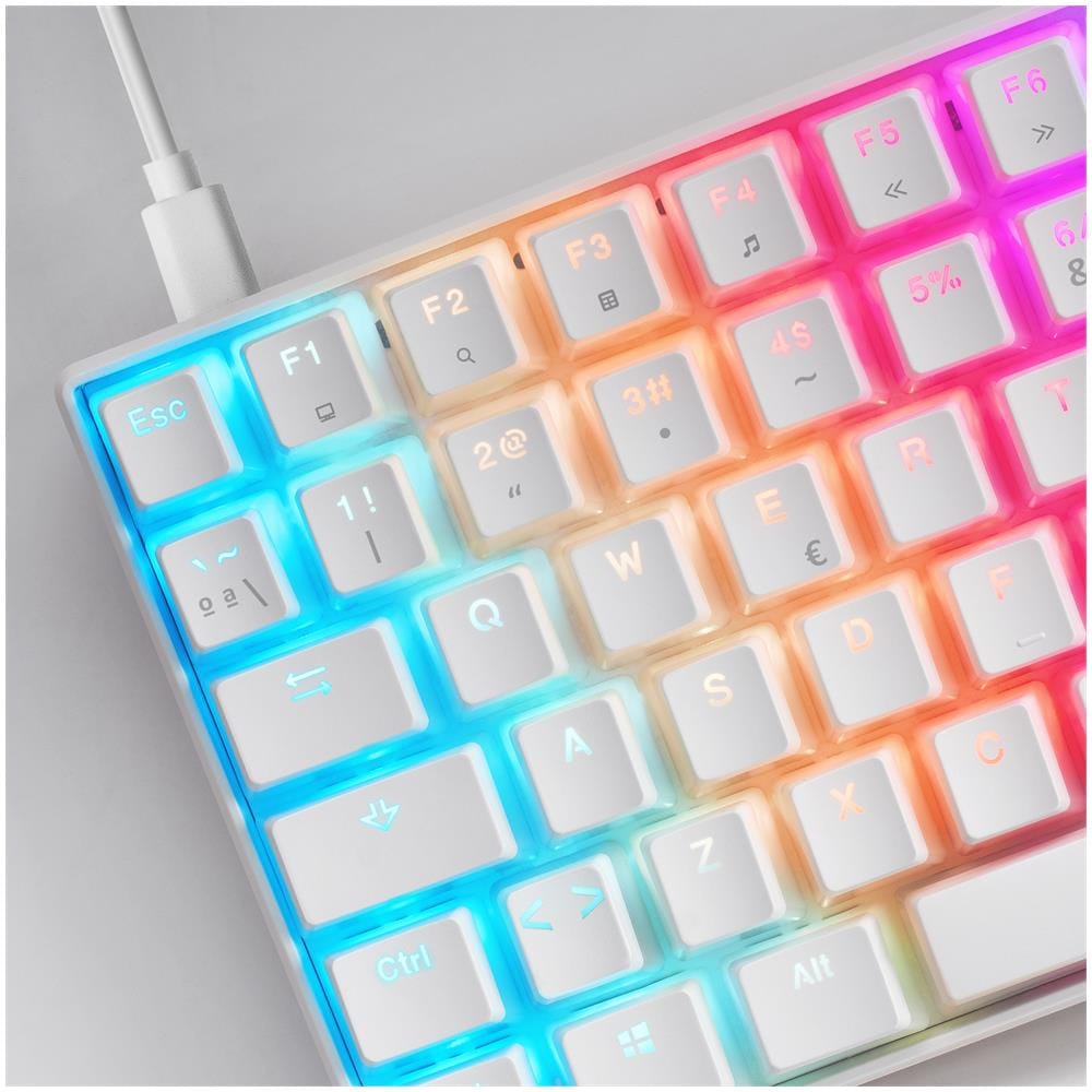 MKULTRA tastiera USB Spagnolo Bianco - Foto 2