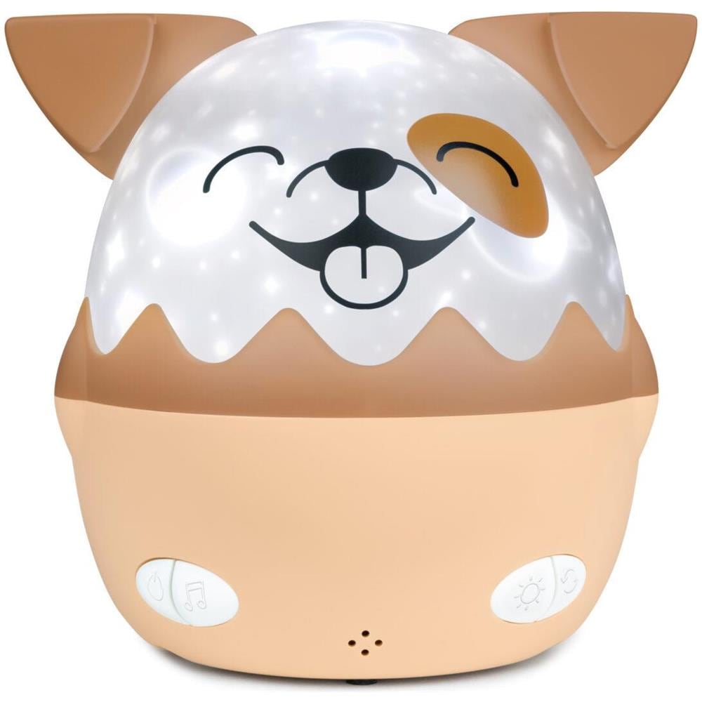 BROWN DOG SHAPE NIGHT LIGHT WITH 360º PROJECTION WITH WIRELESS MUSIC NLPKIDSDOG - Foto 1