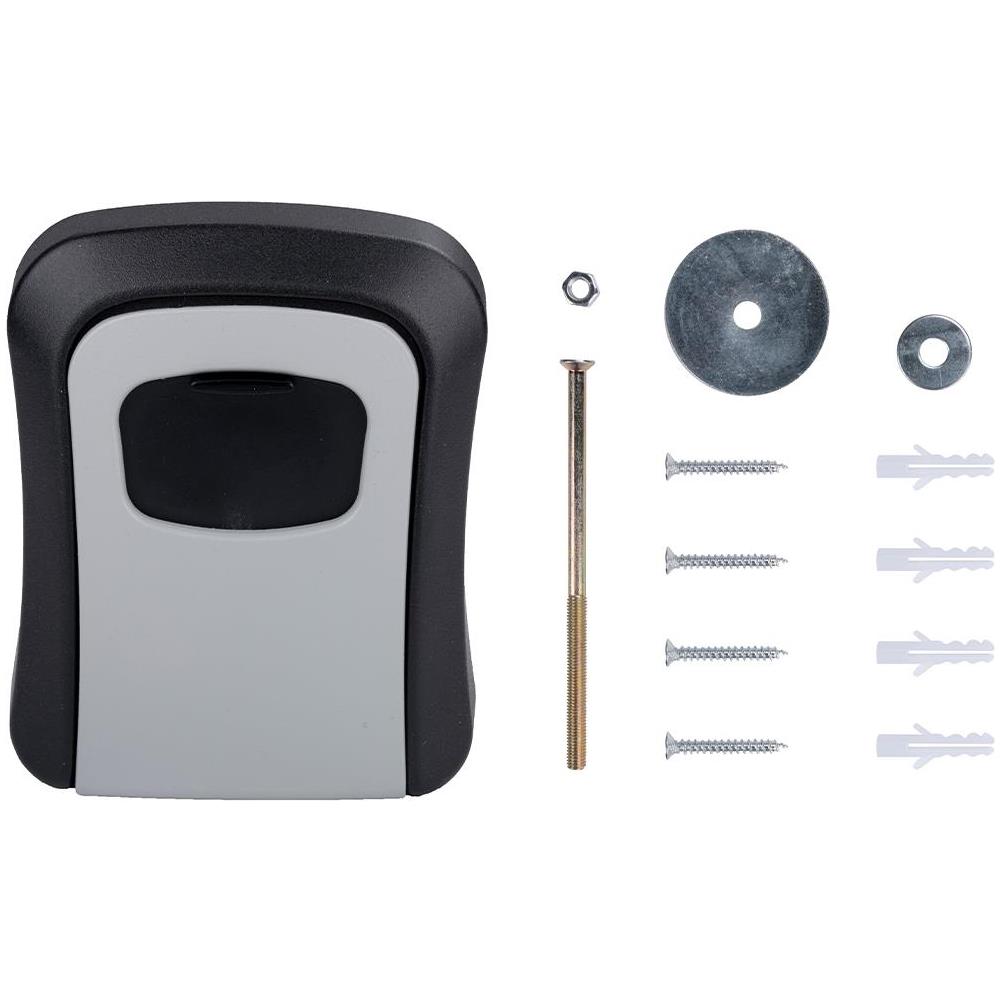 Cassaforte di Sicurezza per Chiavi Montaggio Parete 10.000 Combinazioni Metallo - Foto 4