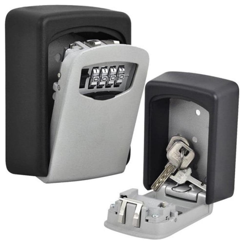 Cassaforte di Sicurezza per Chiavi Montaggio Parete 10.000 Combinazioni Metallo - Foto 1