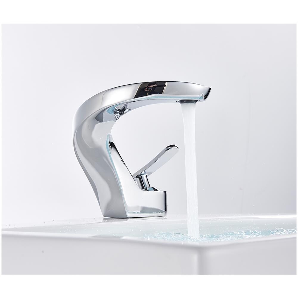 Rubinetto per lavabo da bagno, Blackswan, tipo M15, modello cromato, misura 14,5 cm - Foto 2