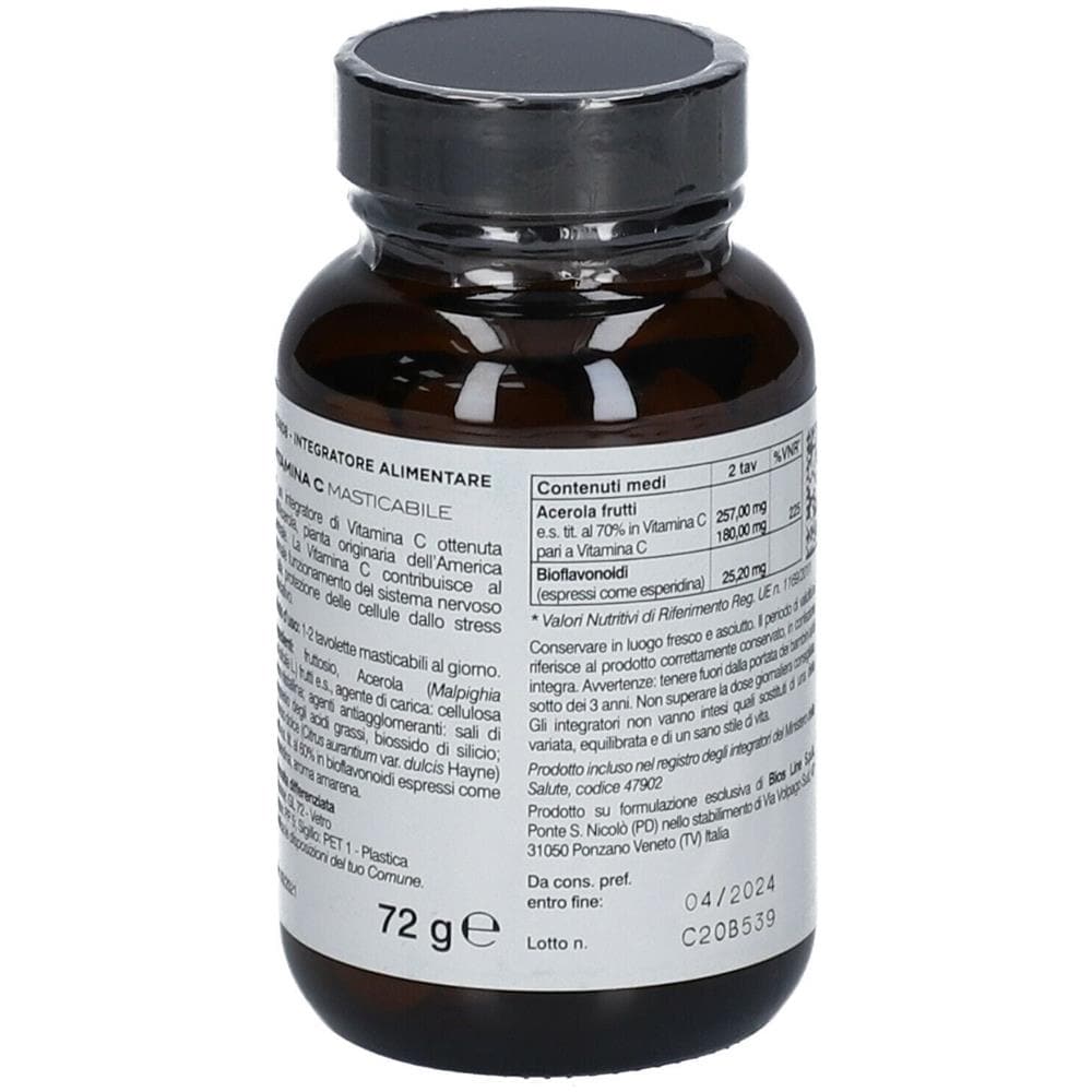 Principium Vitamina C Naturale 60 Compresse Masticabili 72 g - Foto 2