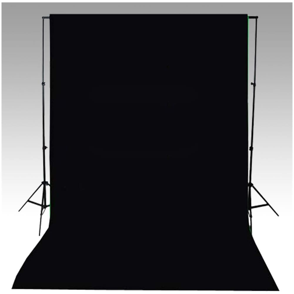 Fondale in Cotone Nero senza Supporto 600x300 cm per Croma Key - Foto 2