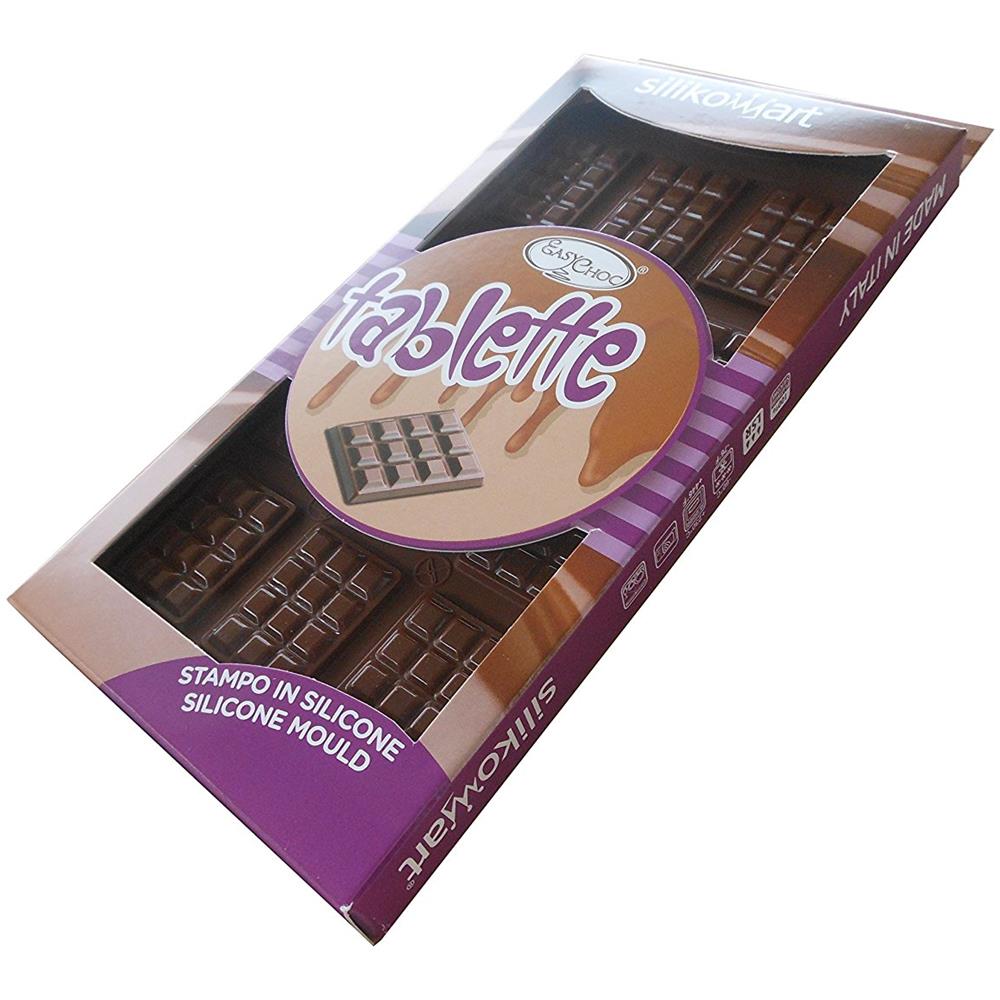 Stampo Silicone Per Cioccolato Scg11 Tablette Della Silikomart, Colore Marrone. - Foto 1