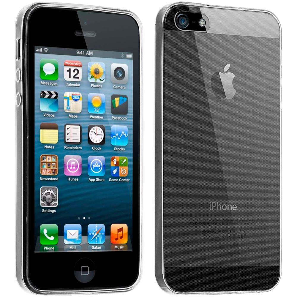 Cover Ultra Sottile Second Skin 0,3mm Per Apple Iphone Se, 5 E 5s - Trasparente - Foto 1