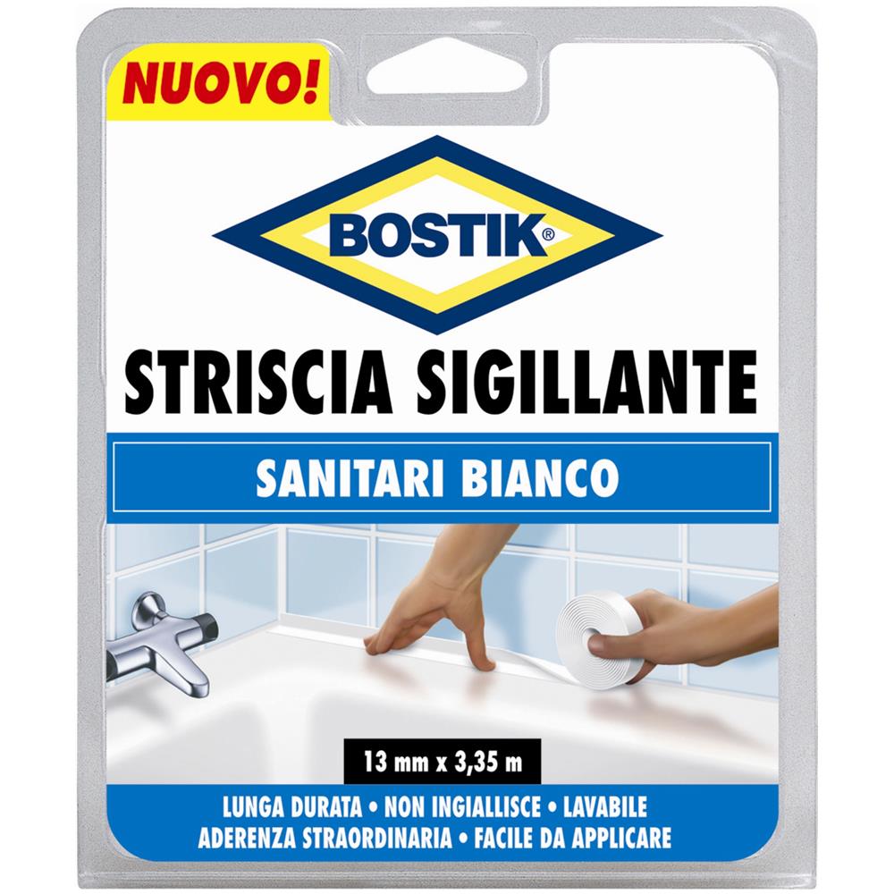 Sanitario Bianco Striscia Sigillante 22 Mm X 3,35 Mt Autoadesiva Bagni Cucine - Foto 1