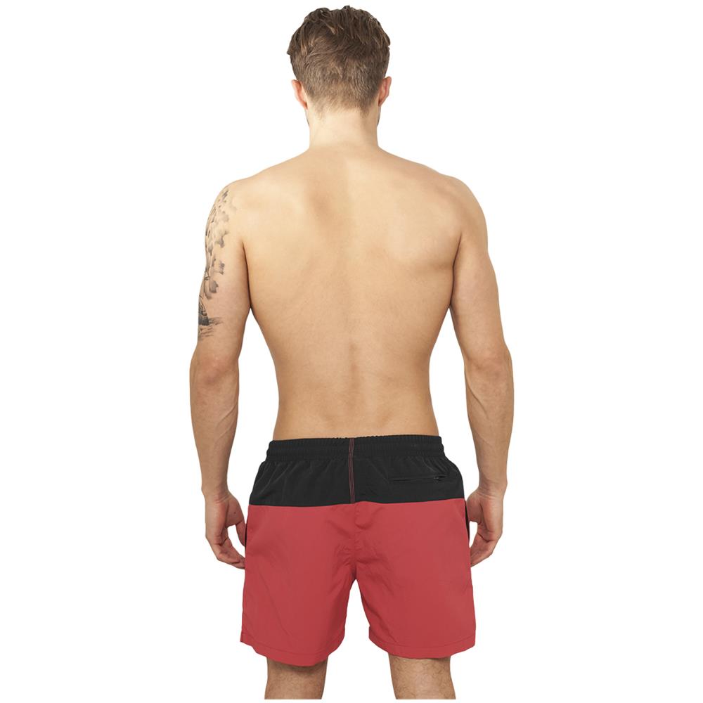 Shorts Swim Urban Classics Tb1026 - Nero-rosso Xs - Foto 2