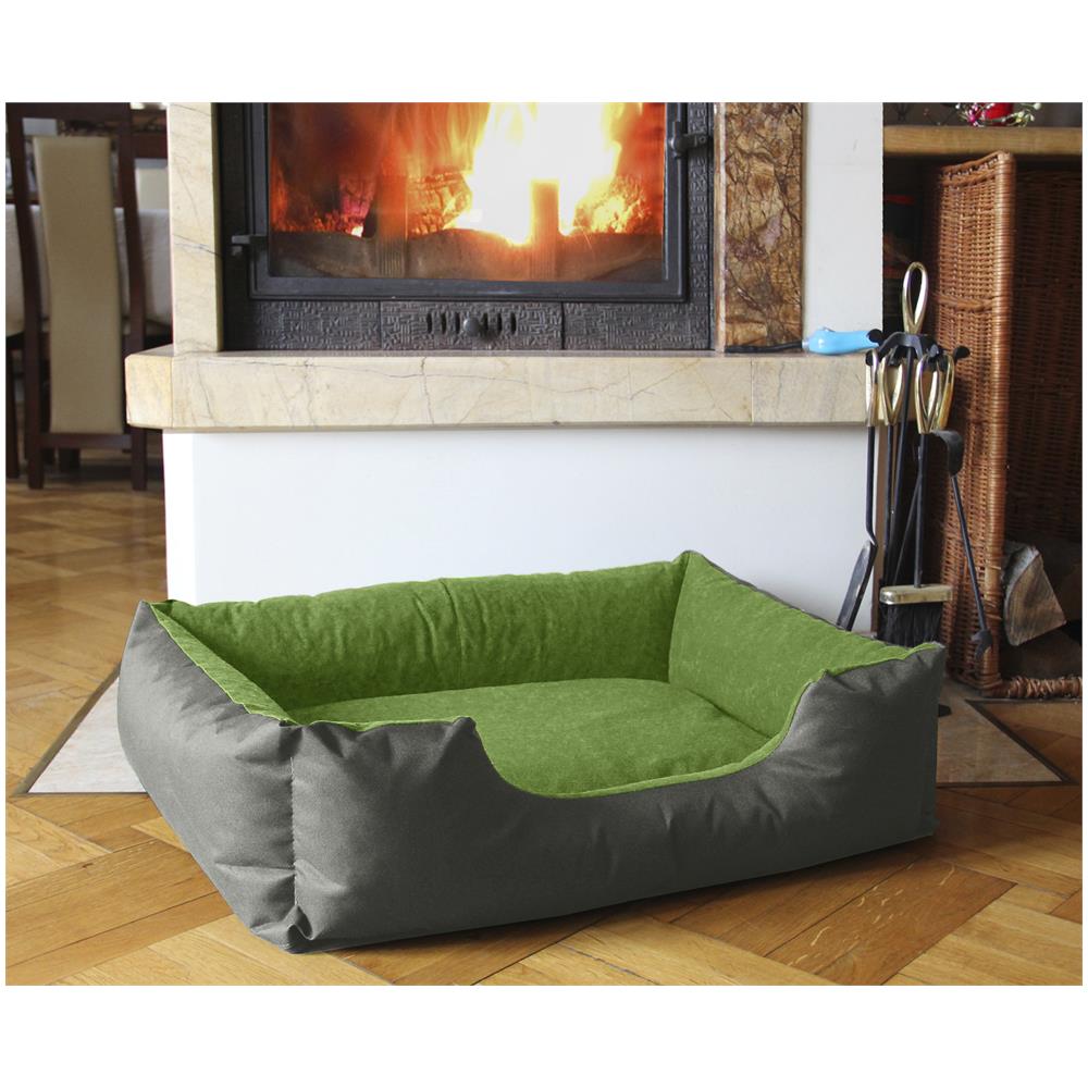 Lupi Letto Per Cane / gatto Cuccia Cuscino Per Cane, Divano Per Cane, Cestino Per Cane, Grigio / verde S - Foto 1