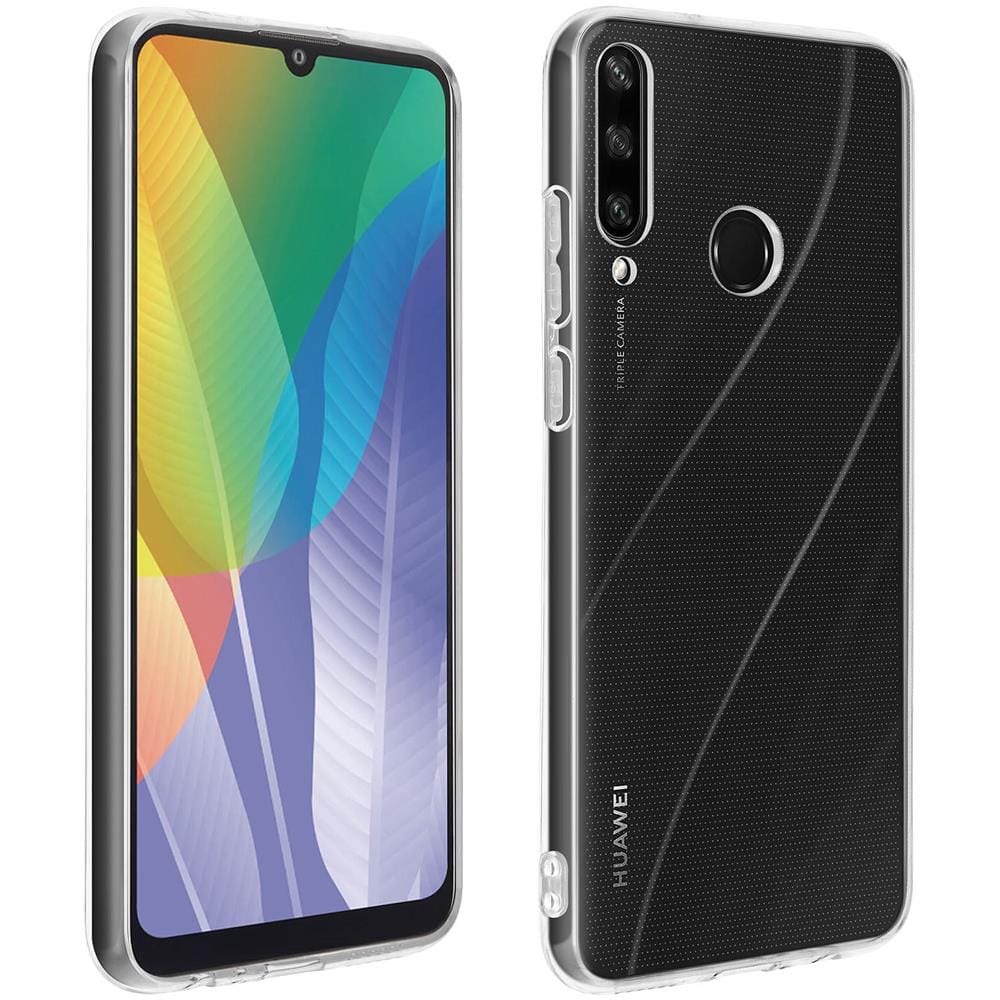 Cover Huawei Y6p Silicone Antishock Trasparente - Foto 1