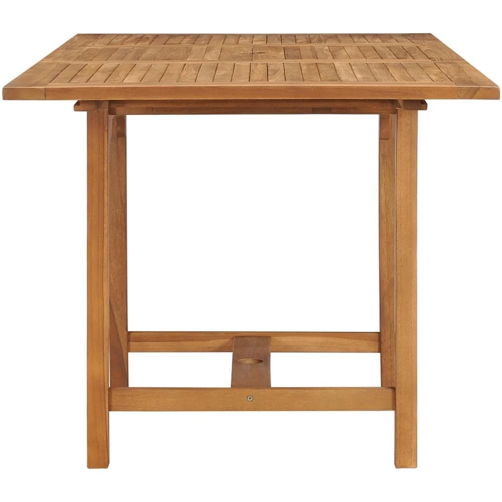 Tavolo da Giardino Estensibile (110-160) x80x75 cm Massello Teak - Foto 3