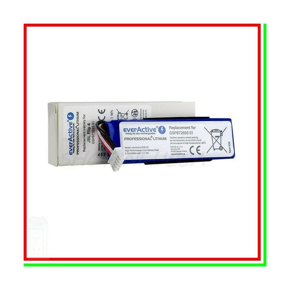 Batteria Per Jbl Flip 4 Bluetooth Speaker Ricaricabile 3000mah 3,7v Gsp872693 01 - Foto 1