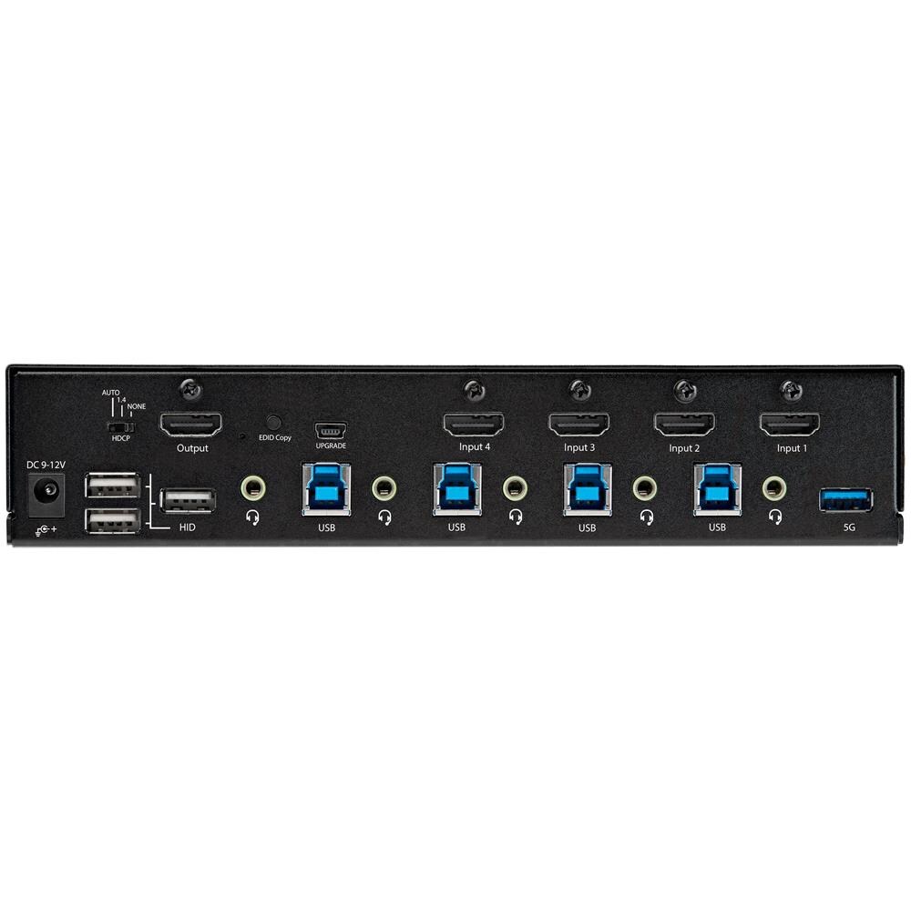 Kvm Switch Hdmi A 4 Porte Monitor Singolo 4k 60hz Ultra Hd Hdr Hdmi 2.0 Per Pc Con 2 Porte Usb 3.0 - Foto 4