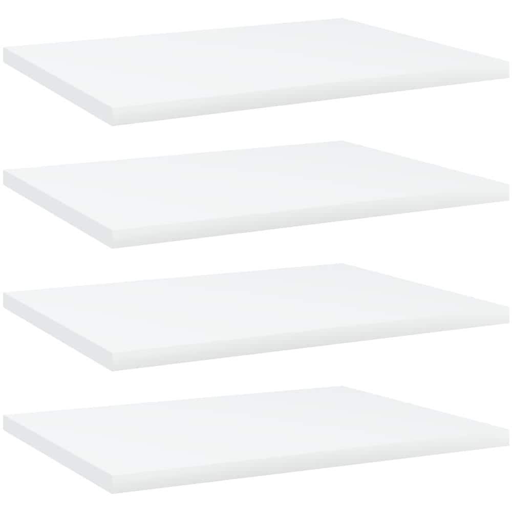 Ripiani per Libreria 4pz Bianchi 40x30x1,5 cm Legno Multistrato - Foto 1
