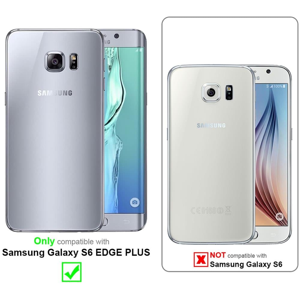 Custodia Compatibile Con Samsung Galaxy S6 Edge Plus In Liquid Rosa - Coperchio Protettivo In Silicone Tpu Flessibile - Foto 2