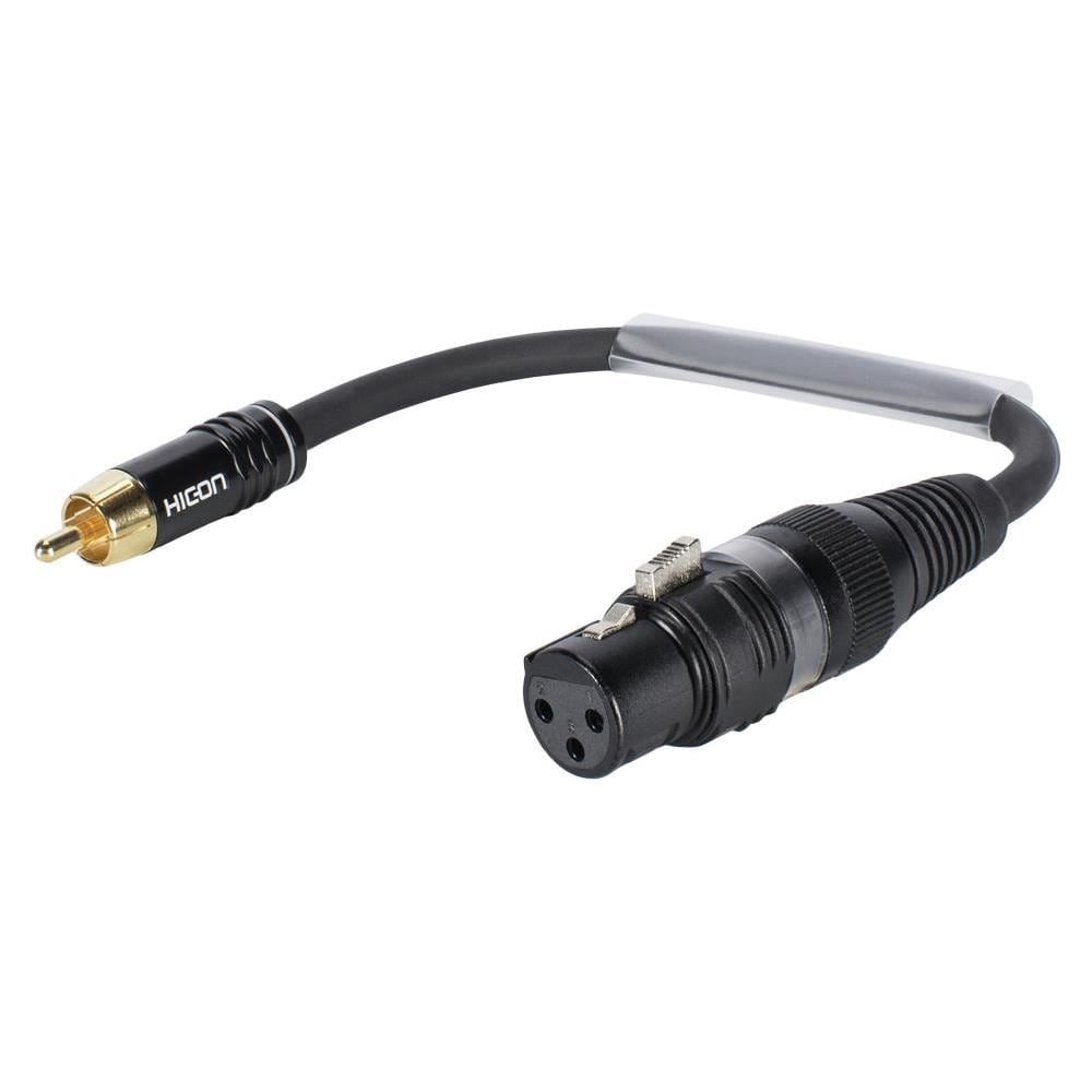 Cavo adattatore Xlr (f) / rca (m) 0,15 Bk - Foto 1