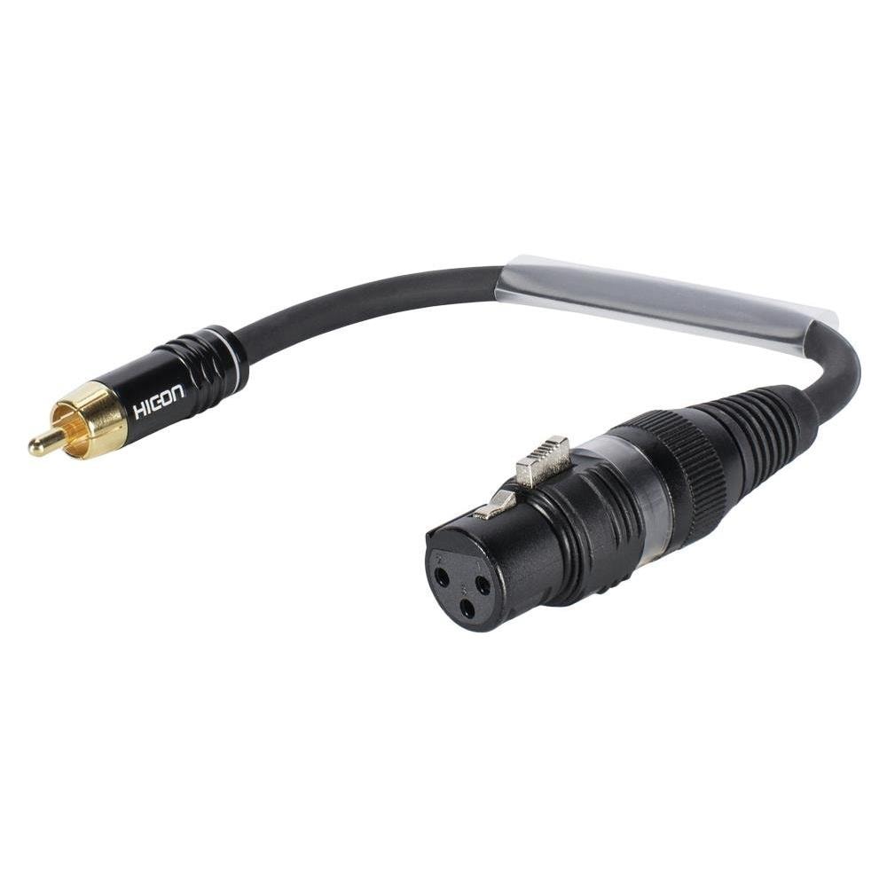 Cavo adattatore Xlr (f) / rca (m) 0,15 Bk - Foto 2