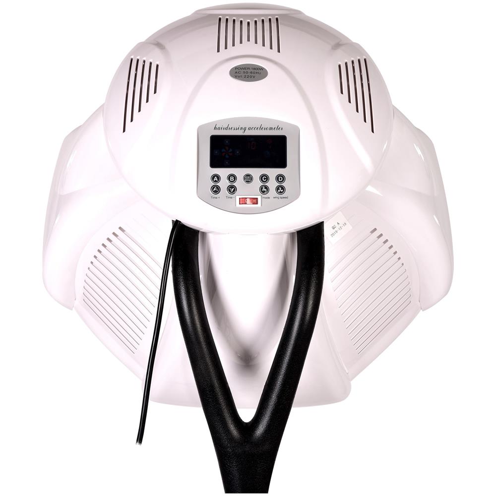 Termostimolatore Multifunzionale Lampada Infrarossi Per Parrucchiere Sul Piede Climazone Temisto White Per Trattamenti Cura Capelli Ondulazione Per Il Salone - Foto 3
