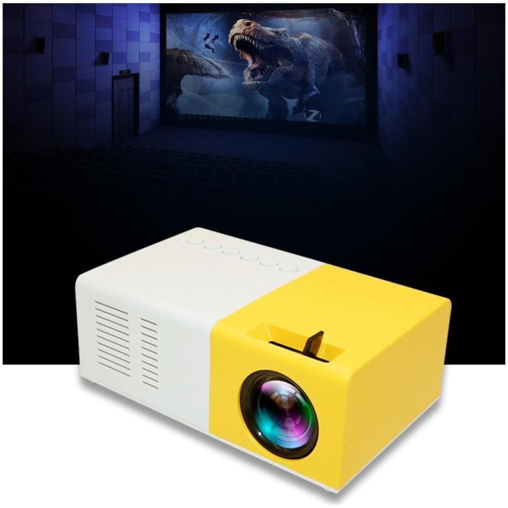 Proiettore Portatile In Formato Tascabile Bianco/giallo - Foto 2