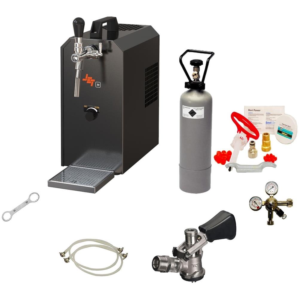 Set Completo - Spillatore Birra - Jet 30 Dispenser Birra Macchina Per Birra 1-linea 35 Litri /h - Raffreddatore A Flusso Keg Nc Adattatore - Foto 1