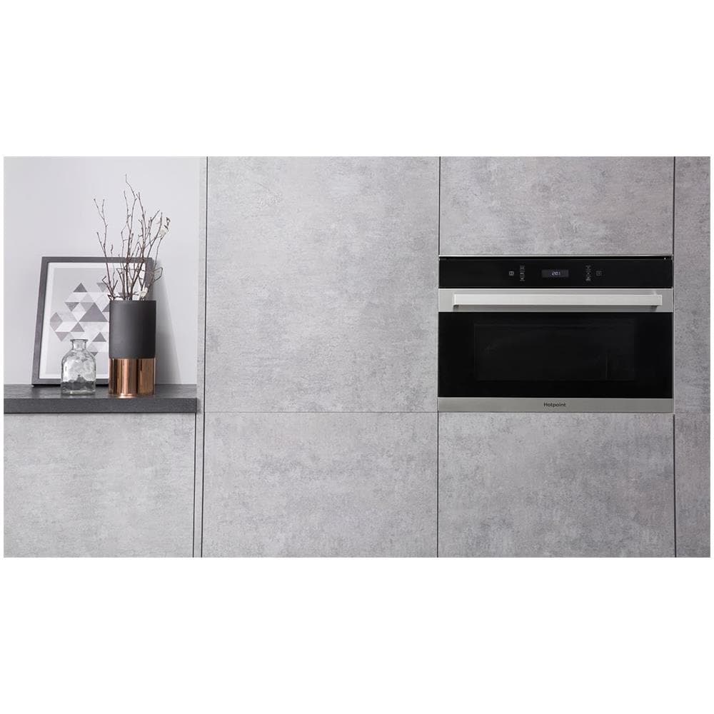 Forno a Microonde Combinato da Incasso MP 776 IX HA con Grill e Cottura a Vapore Capacità 40 Litri Potenza 900 Watt Colore Nero e Inox - Foto 2