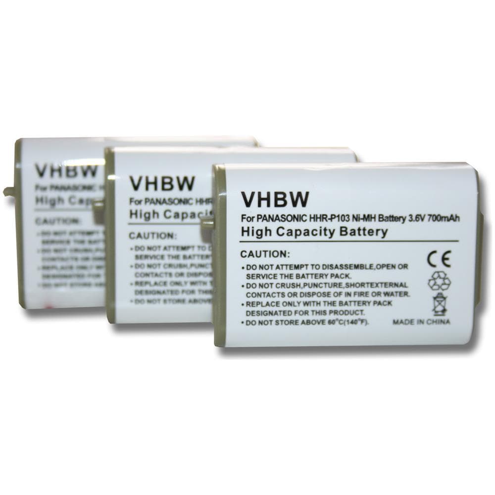 Batterie Vhbw Pour Téléphone Fixe Panasonic KX-UDT121, KX-UDT131 - 660mAh Li-ion, Compatible Multiple - 11