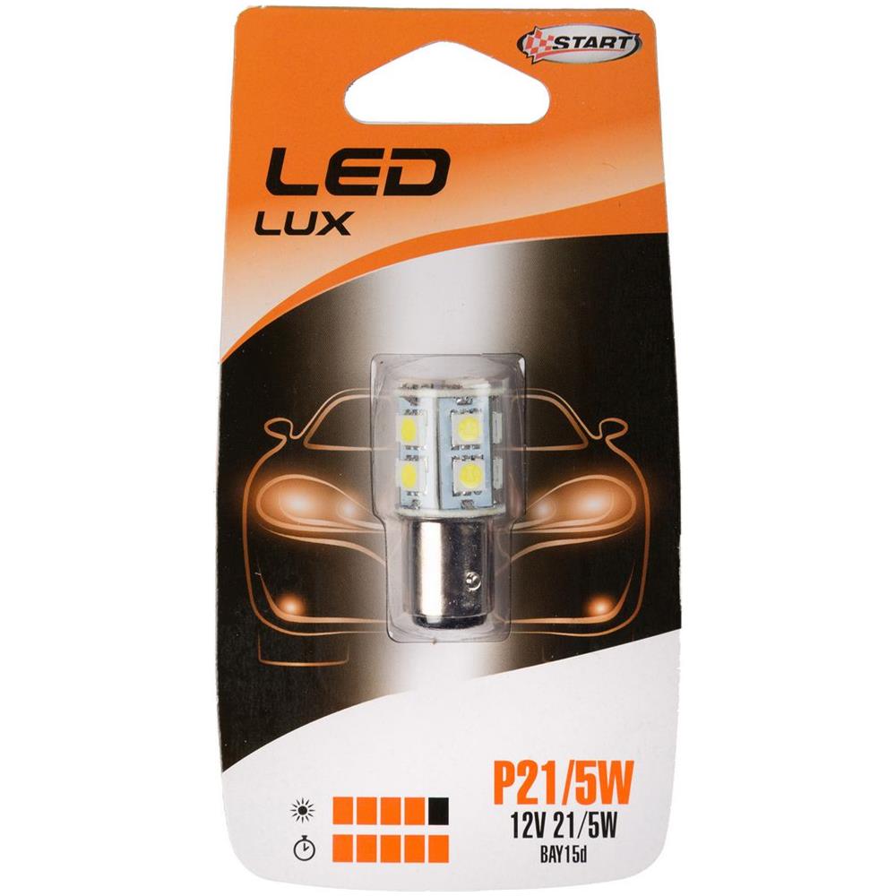P21/5w Lampadina Singola 13 Led Biluce Per Luci Auto 12v 21w Bay15d - Foto 2