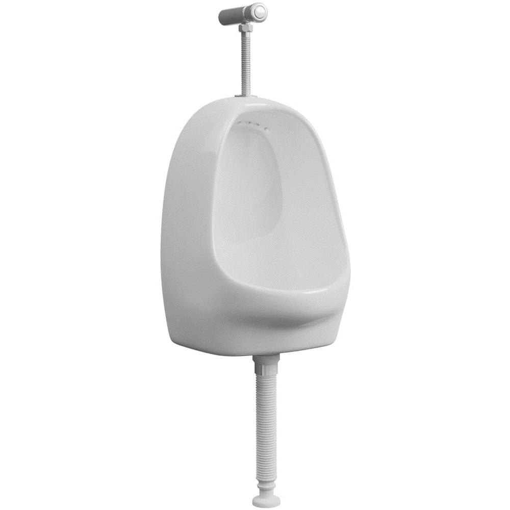 WC Orinatoio Sospeso con Sciacquone in Ceramica Bianco - Foto 1