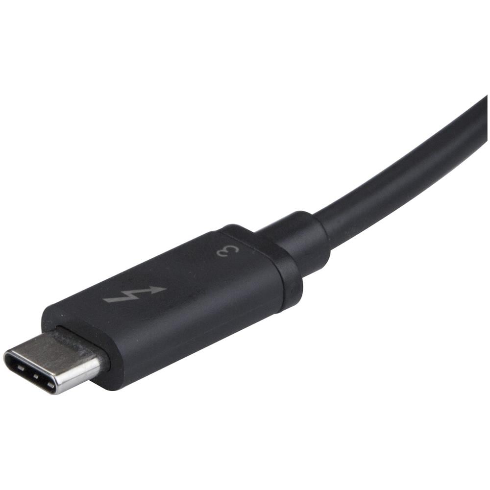 Mini Docking Station per Laptop USB-A 3.0 / Thunderbolt 3 / 2x DisplayPort per Doppio Monitor 4K Grigio + Cavo da 28cm - Foto 2