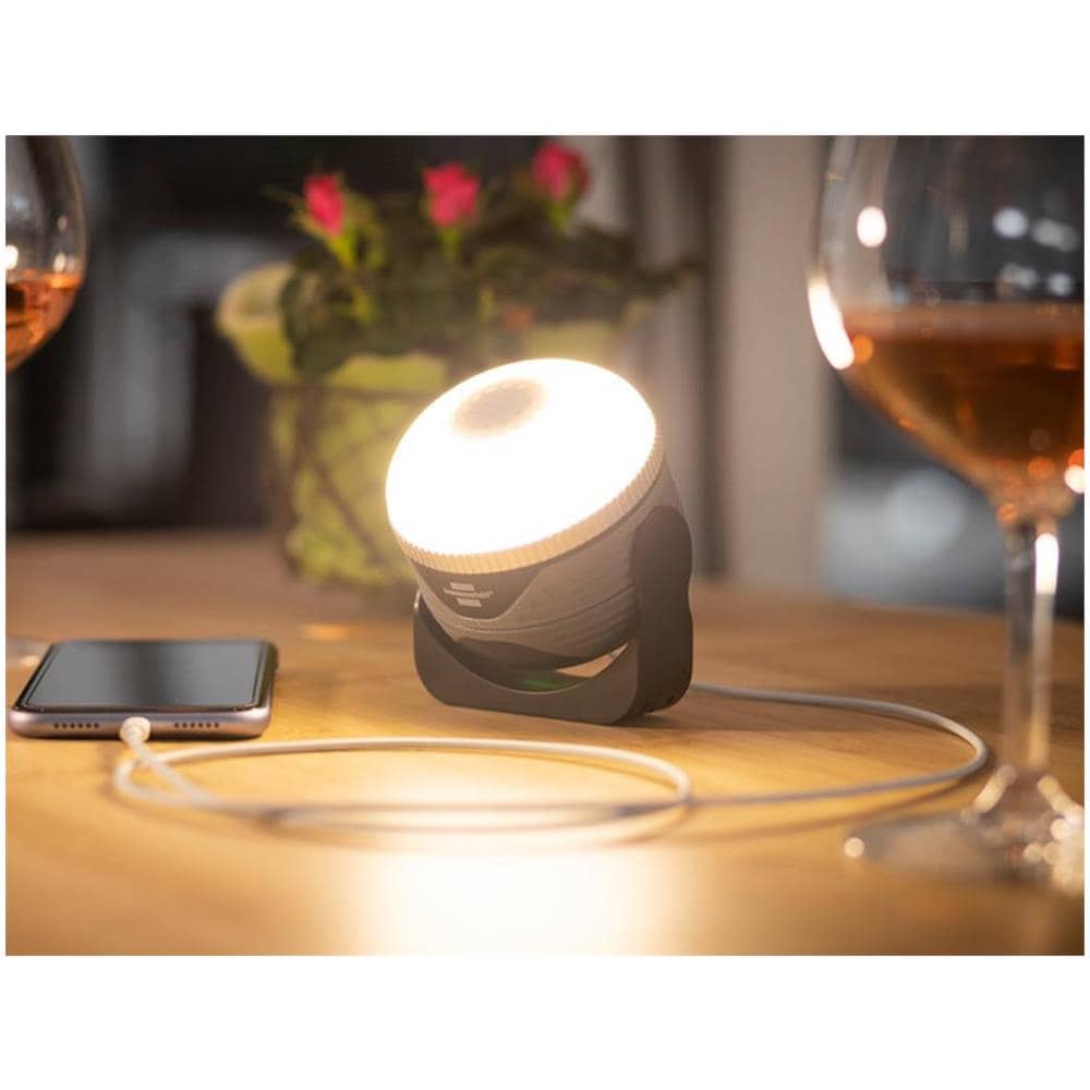 Luce Led Portatile Versatile, Ricaricabile, Oli, 350 Lumen, Con Altoparlante Bluetooth (ip44)  - Foto 2