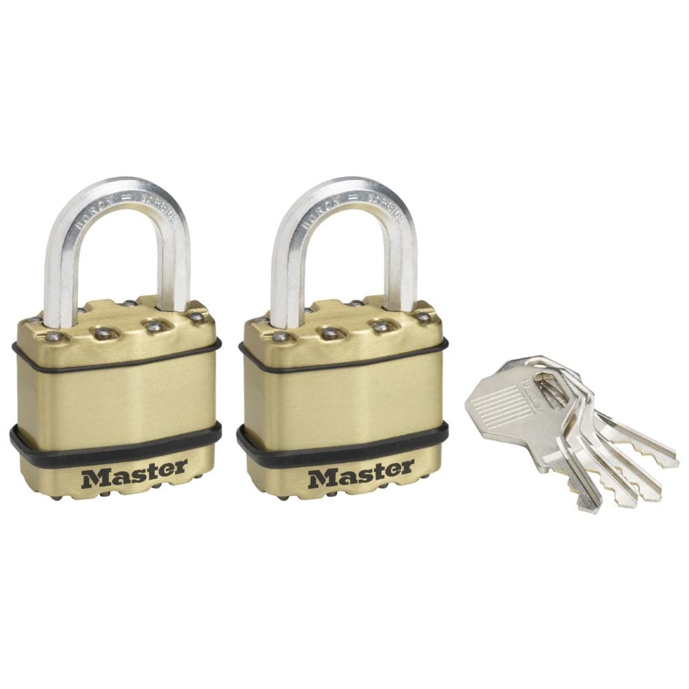 M1BEURT, Key lock, Keyed alike, Fence, Garage, Gate, Shed, Storage locker, Cassetta degli attrezzi, Workshop, Oro, Argento, Ottone, Acciaio, Zinco, Boron carbide - Foto 1