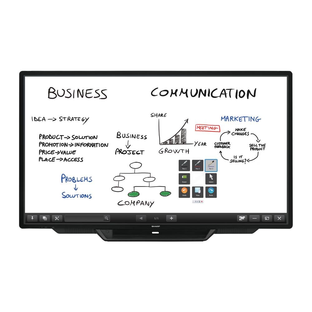 PN-80TC3, LCD, 1920 x 1080 Pixel, Full HD, Nero, 4000:1, 1,073 miliardi di colori - Foto 2