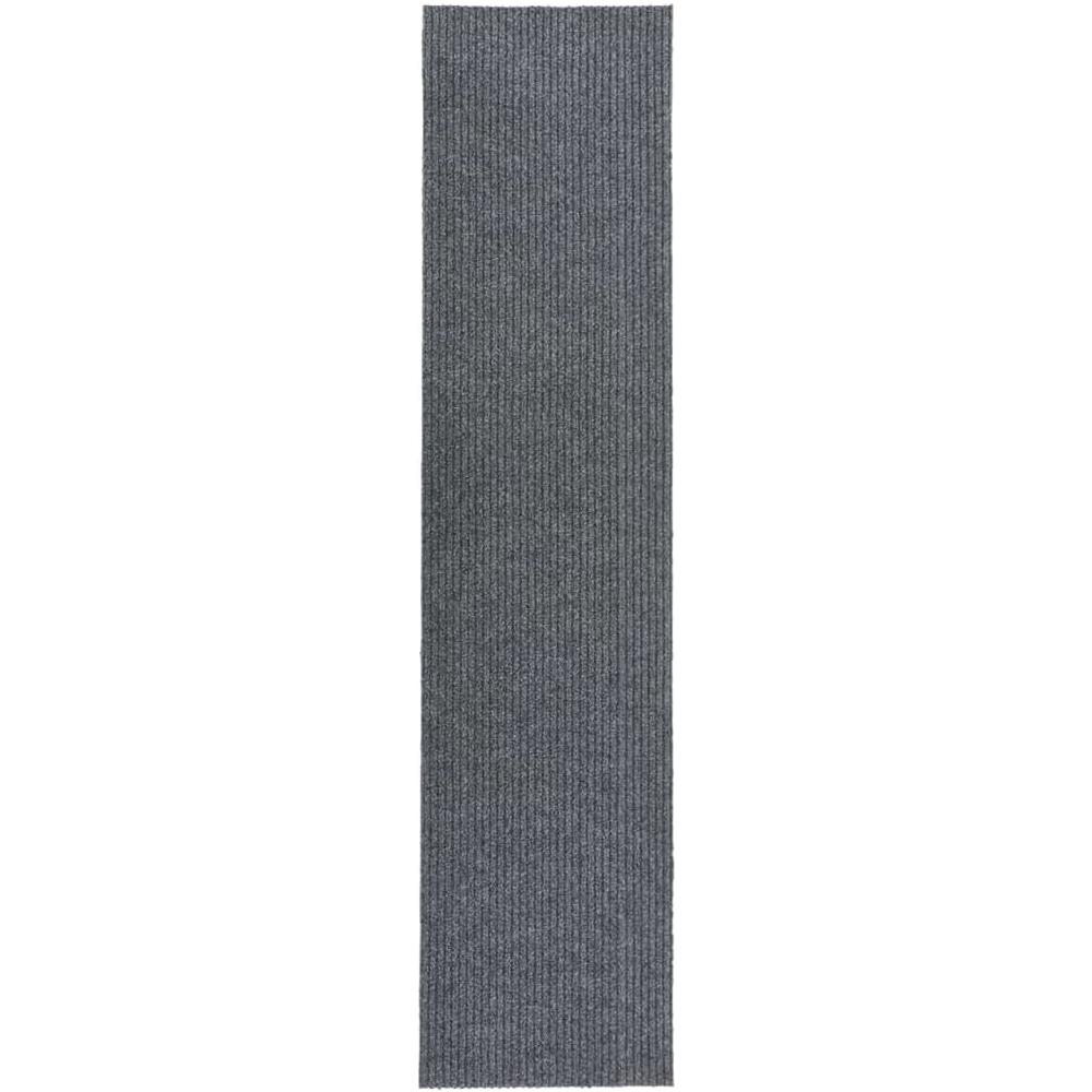 Tappeto Corsia Acchiappa Polvere 100x450 Cm Grigio - Foto 1