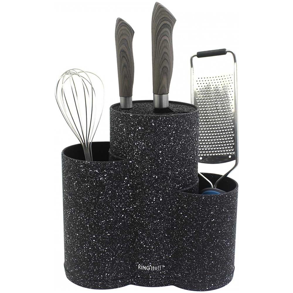 Kh-1561 Ceppo Portacoltelli Triplo E Portautensili Da Cucina - Foto 2