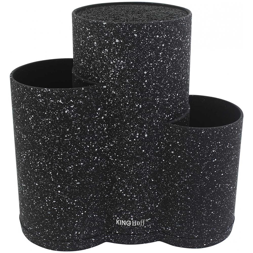 Kh-1561 Ceppo Portacoltelli Triplo E Portautensili Da Cucina - Foto 1