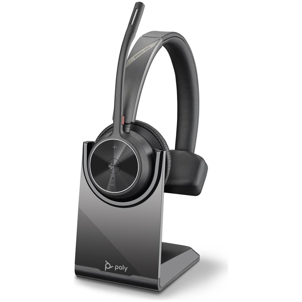 Voyager 4310 UC Auricolare Wireless A Padiglione Ufficio USB tipo-C Bluetooth Base di ricarica Nero - Foto 1