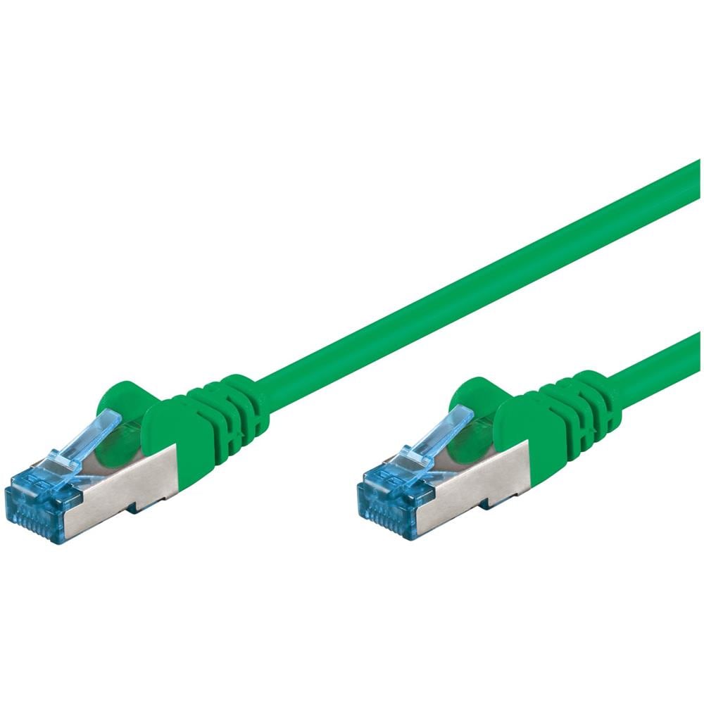 ICOC LS6A-010-GREEN - Cavo di rete Patch in rame Cat. 6A Verde SFTP LSZH 1m - Foto 1