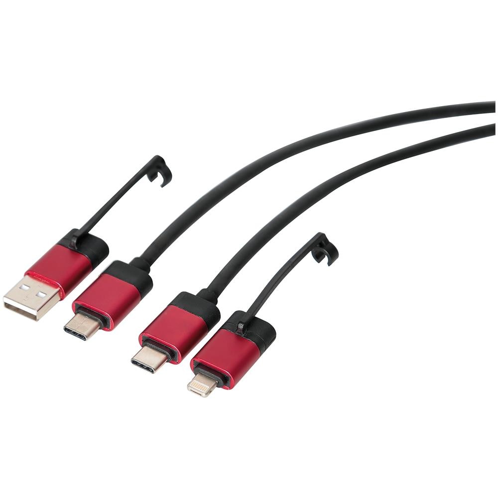 Cavo Ultimate 6 In 1 - 100 Cm - Nero - Foto 3