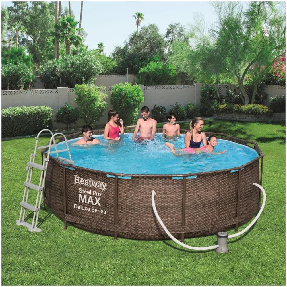 Set Piscina Steel Pro MAX Deluxe Series Rotonda 366x100 cm - Foto 2