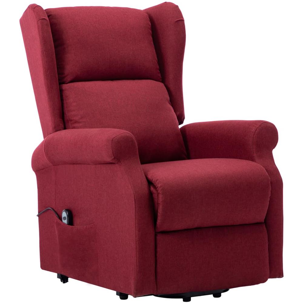Poltrona Alzapersona Rosso Vino in Tessuto - Foto 2