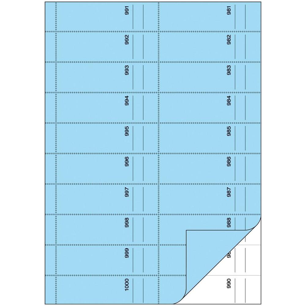Formularbuch ""bonbuch"", A4, 1000 Abrisse, Blau 2 X 50 Blatt (bo115) - Foto 3