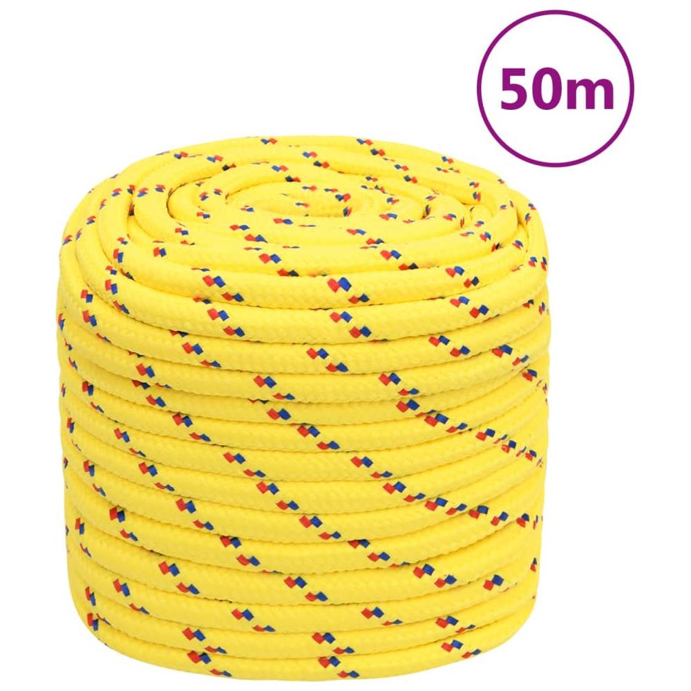 Corda Nautica Gialla 16 Mm 50 M In Polipropilene - Foto 1