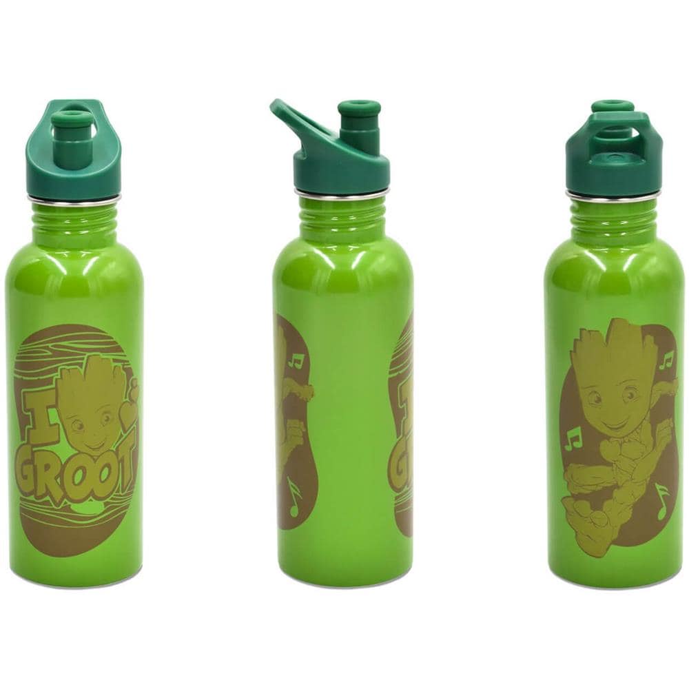 Marvel Guardiani Della Galassia - Borraccia Da Mensa Verde Groot - Foto 2