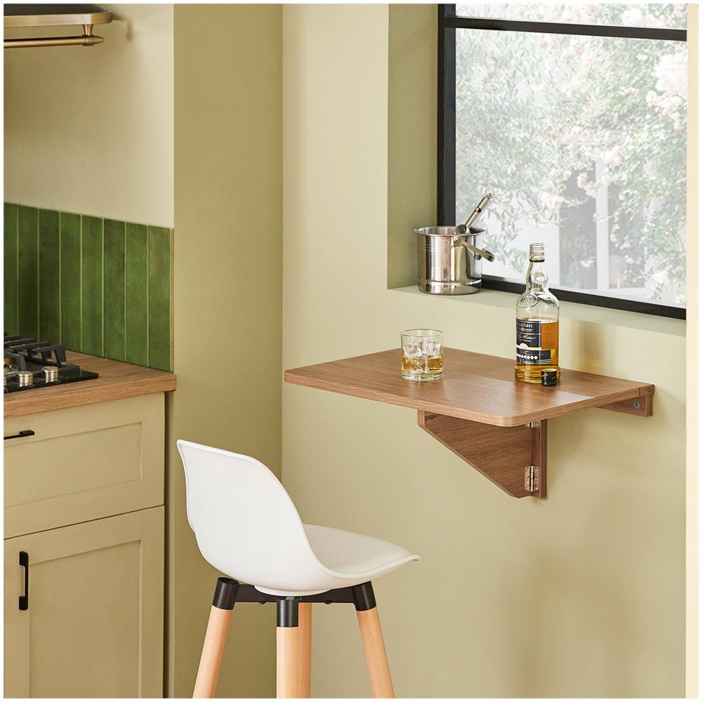 Tavolo Pieghevole A Muro Scrivania Tavolo Per Computer Tavolo Da Cucina Legno Fwt03-pf - Foto 2