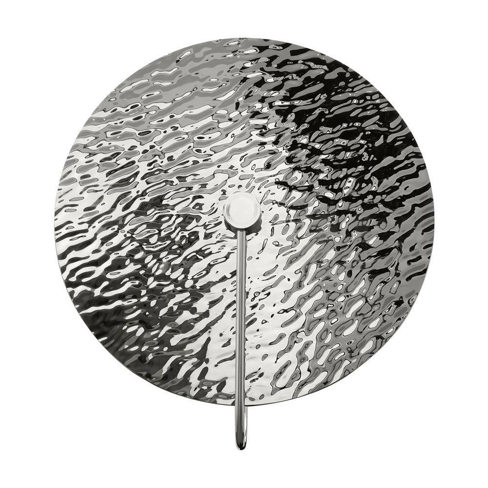 Applique Contemporanea Mare Metallo Cromo 1 Luce - Foto 1