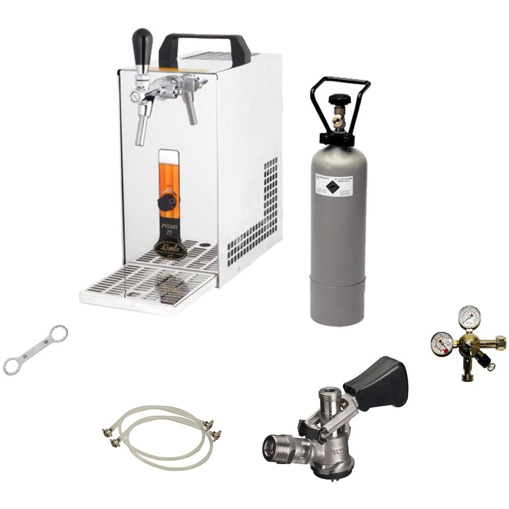Set Completo - Spillatore Birra - Pygmy 25 Le, Dispenser Birra, Macchina Per Birra 1-linea, 30 Litri /h - Green Line, Keg:nc Adapter - Foto 1