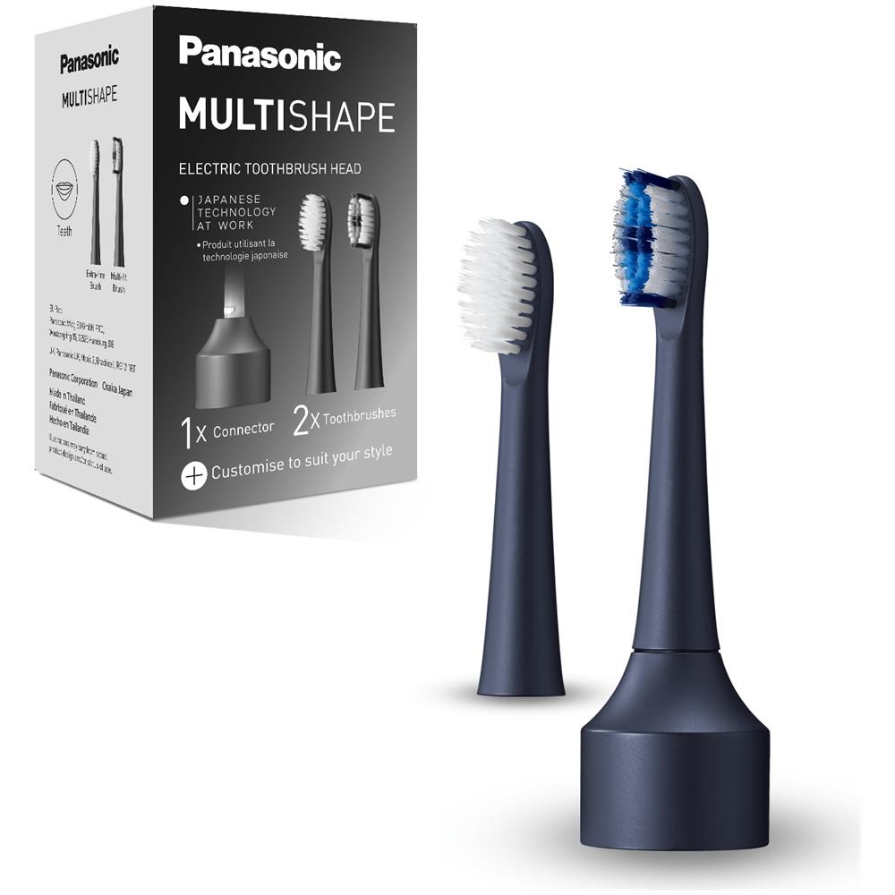 ER-CTB1, Testina spazzolino elettrico a vibrazioni soniche, Compatibile con il sistema MULTISHAPE, Spazzolino Multi-fit e spazzolino extra-fine, Nero - Foto 4