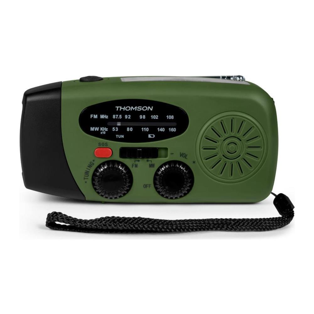 RADIO WITH GREEN AND BLACK EMERGENCY TORCH RT260 - Foto 1