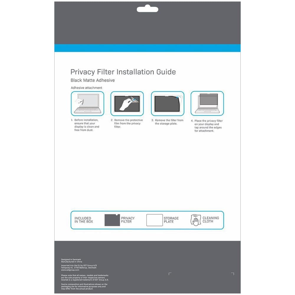 GLBW13305213 schermo anti-riflesso 34,3 cm (13.5") Computer portatile Filtro per la privacy senza bordi per display - Foto 3