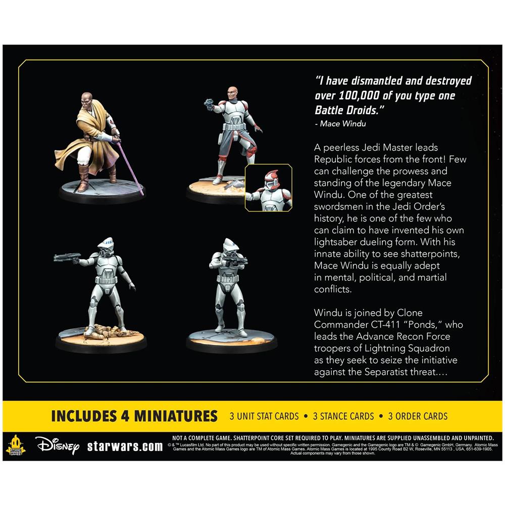 Star Wars: Shatterpoint - This Party's Over: Mace Windu Squad Pack Numero - Foto 2