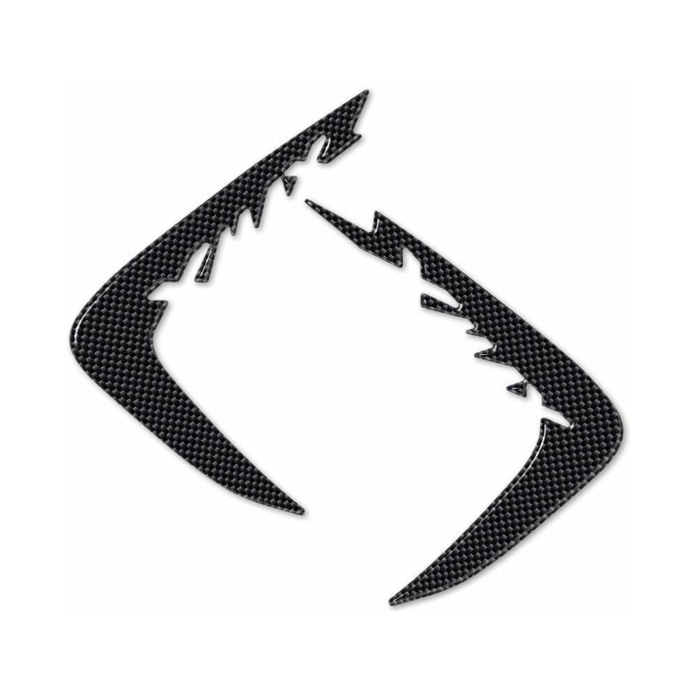 2 Adesivi-Stickers 3D Paraspigoli Compatibili Per X Max Yamaha Xmax 2010-2013 Simil Carbonio - Foto 1